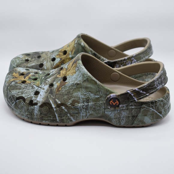 Crocs Baya Realtree APX Edge Camo Clogs Size Mens 9 / Womens 11 210511-90H NEW main image 9